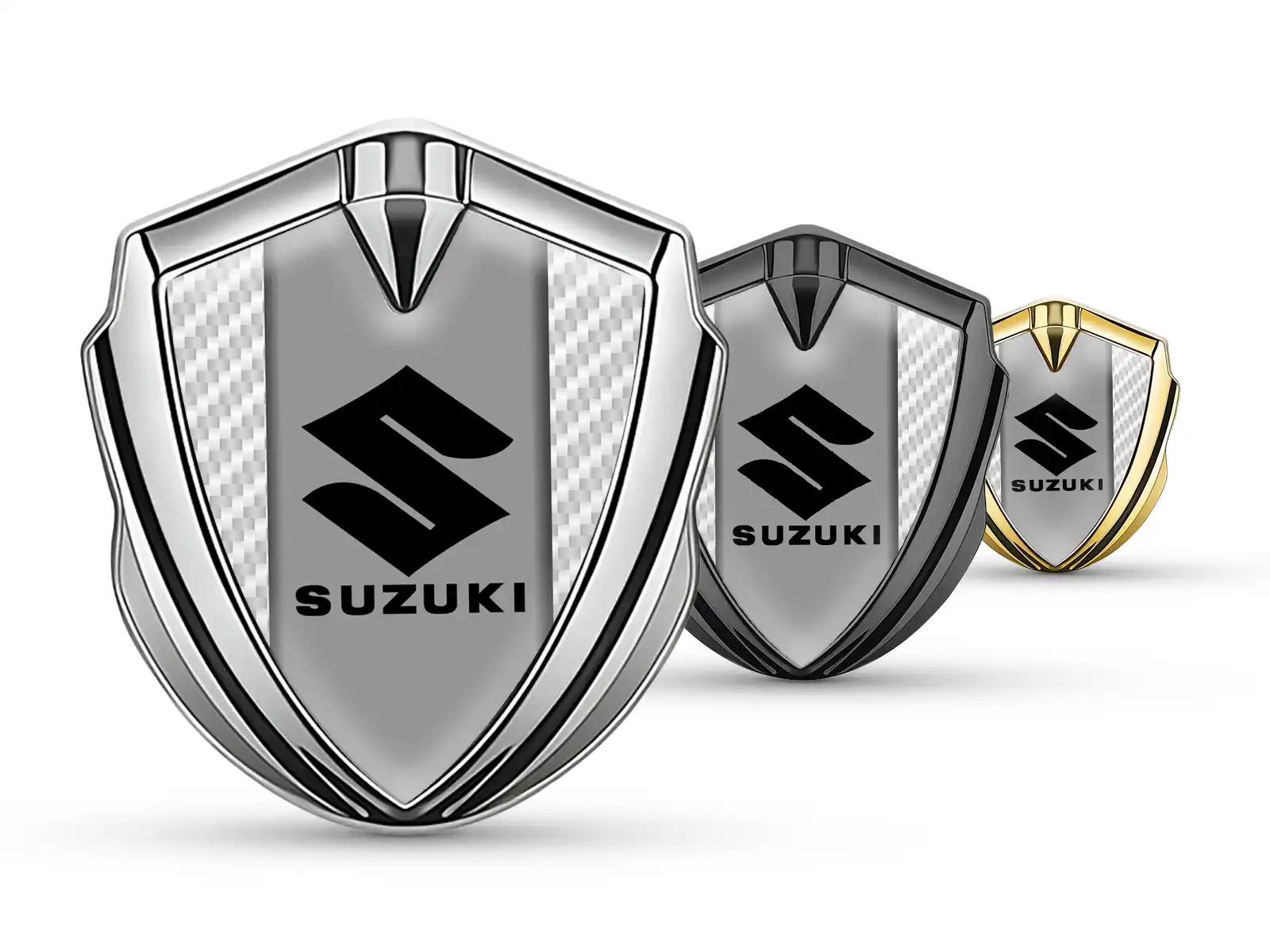 Suzuki Emblem Fender Badge Minimal Design Standard